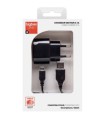 Pack 2 en 1 cable Micro usb + chargeur secteur agréé CE