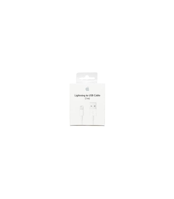 CABLE LIGHTNING USB BLANC 1m  D'ORIGINE APPLE EN BOITE BLISTER POUR IPHONE