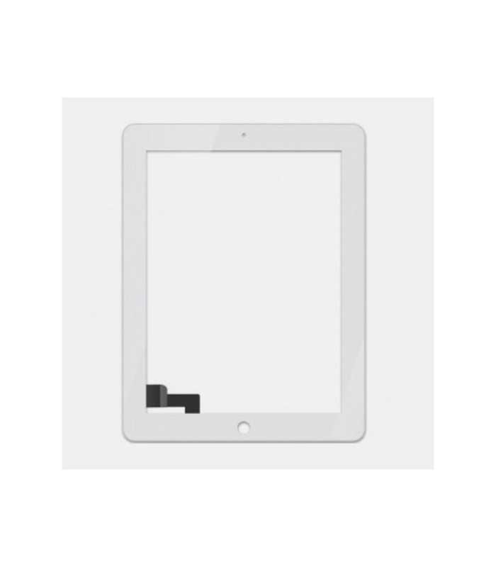 Vitre tactile iPad 4 blanc