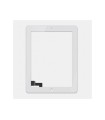 Vitre tactile iPad 4 blanc