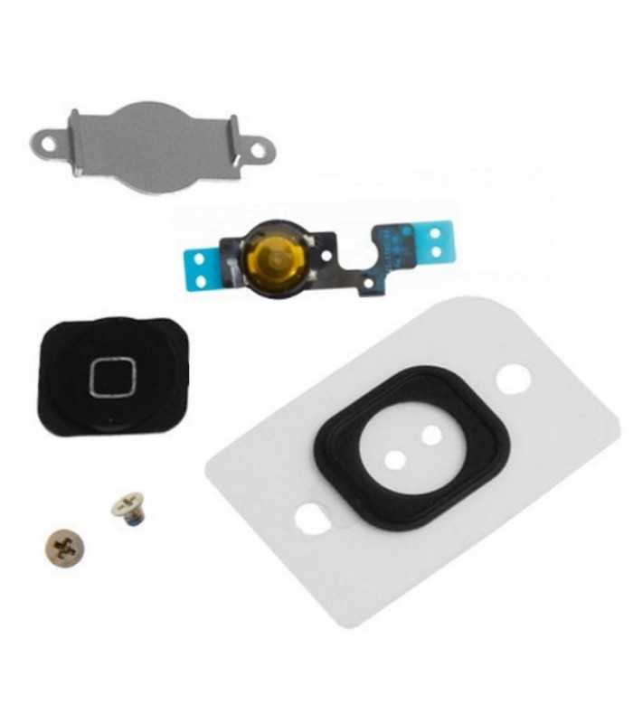 Kit Bouton Home iPhone 5C Noir