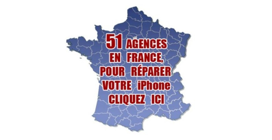 Centres de réparation iPhone 3/4/5/6/6+  en France tel 01.45.26.82.07