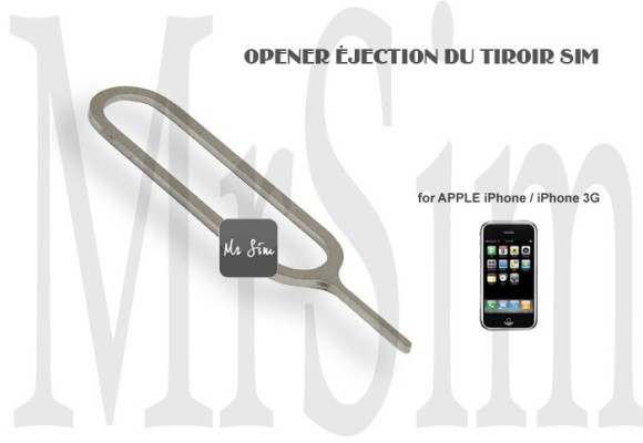 Réparation : Opener d'éjection pour le tiroir sim iPhone 2/3/4/5