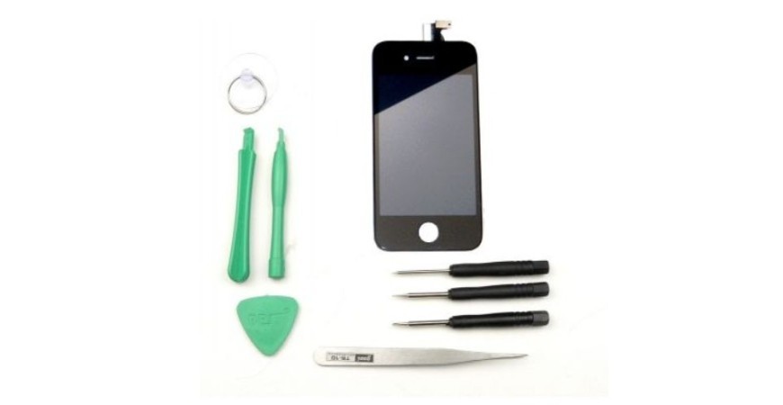 Kit reparation vitre tactile + Retina lcd iPhone 4 Blanc 01.45.26.82.07