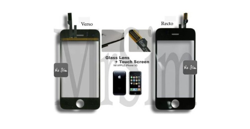 Réparation de l'écran LCD + vitre tactile (touchscreen) pour iPhone 3/4/5